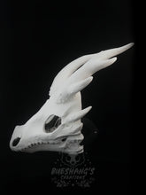 Load image into Gallery viewer, Dragon Skull Mask - Full - Antler Horns