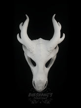 Load image into Gallery viewer, Dragon Skull Mask - Full - Antler Horns