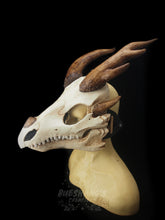Load image into Gallery viewer, Dragon Skull Mask - Full - Antler Horns