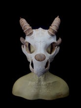 Load image into Gallery viewer, Dragon Skull Mask - Half - Original Horns
