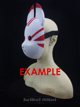 Load image into Gallery viewer, Wood grain mask with Ears and Moss