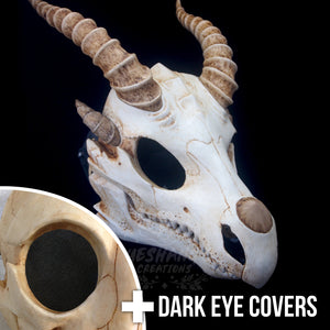 Dragon Skull Mask - Full - Original Horns