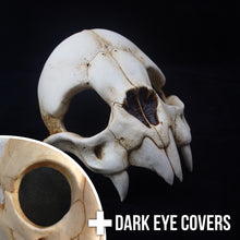 Load image into Gallery viewer, Vampire Bat Skull Mask - Half