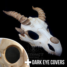 Load image into Gallery viewer, Dragon Skull Mask - Half - Original Horns