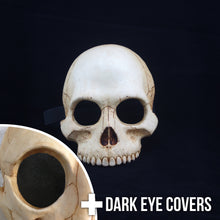 Load image into Gallery viewer, Human Skull Mask - Half