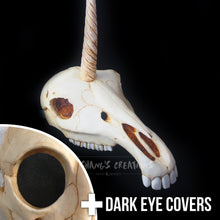Load image into Gallery viewer, Unicorn Skull Mask - Half