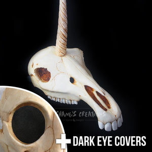 Unicorn Skull Mask - Half