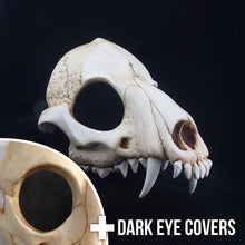 Load image into Gallery viewer, Wolf Skull Mask - Half