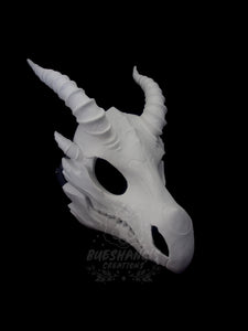 Dragon Skull Mask - Full - Original Horns