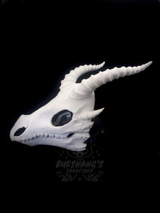 Dragon Skull Mask - Full - Original Horns