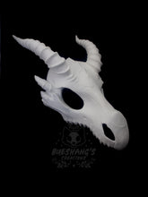 Load image into Gallery viewer, Dragon Skull Mask - Half - Unpainted Blank