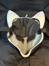 Load image into Gallery viewer, AVAILABLE NOW - Kitsune Fox Mask (Black &amp; Red)