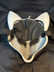 AVAILABLE NOW - Kitsune Fox Mask (Black & Red)