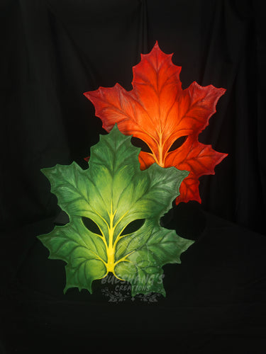 Leaf Mask - Geen / Red