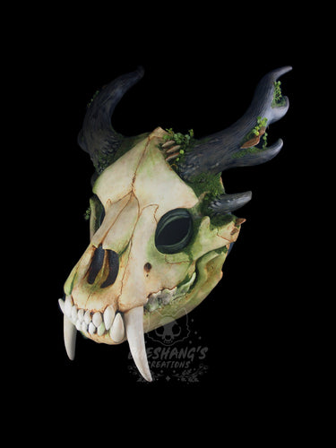 OOAK Forest Spirit Skull Mask