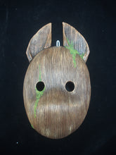 Load image into Gallery viewer, AVAILABLE NOW - Wood grain mask with Ears 1