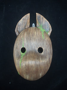 AVAILABLE NOW - Wood grain mask with Ears 1