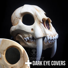 Load image into Gallery viewer, Sabertooth Skull Mask - Full