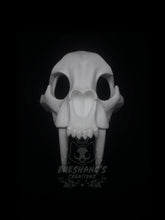 Load image into Gallery viewer, Sabertooth Skull Mask - Half