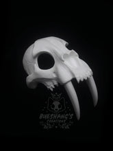 Load image into Gallery viewer, Sabertooth Skull Mask - Half