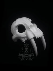 Sabertooth Skull Mask - Half