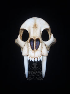 Sabertooth Skull Mask - Half