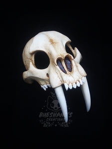 Sabertooth Skull Mask - Half