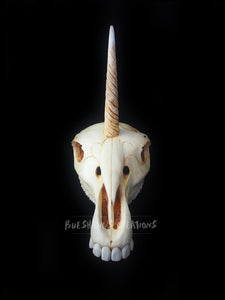 Unicorn Skull Mask - Half