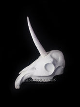 Load image into Gallery viewer, Unicorn Skull Mask - Half