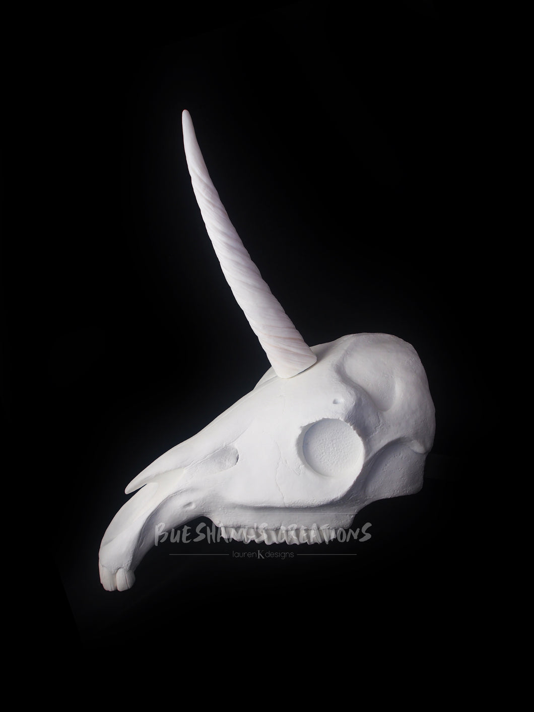 Unicorn Skull Mask - Half
