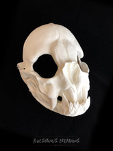 Load image into Gallery viewer, Vampire Bat Skull Mask - Full - Unpainted Blank