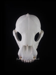 Hyena Skull Mask - Full - Unpainted Blank