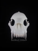 Load image into Gallery viewer, Hyena Skull Mask - Half - Unpainted Blank