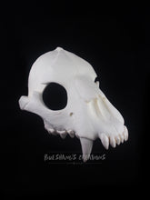 Load image into Gallery viewer, Hyena Skull Mask - Half - Unpainted Blank