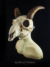 Load image into Gallery viewer, Goat Skull Mask - Half
