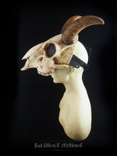 Load image into Gallery viewer, Goat Skull Mask - Half