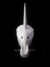 Load image into Gallery viewer, Unicorn Skull Mask - Full - Unpainted Blank