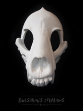 Load image into Gallery viewer, Wolf Skull Mask - Full - Unpainted Blank